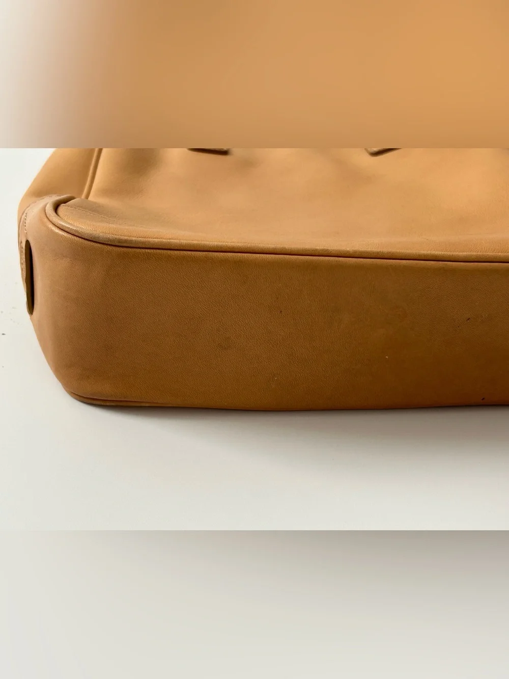 Vintage Coach Hamptons Lunch Tote Satchel 7776 Camel Glove-Tanned Leather Y2K 90